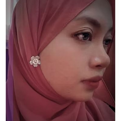 Anting jilbab / anting klip / bros jilbab