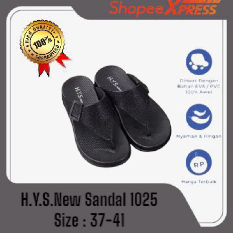 Sandal Wanita Terbaru 2022/Sendal Jepit Karet HYS New 1025/Sendal Jelly Import