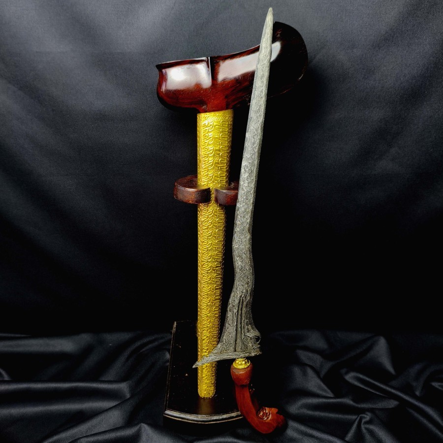 Pusaka Antik Keris Jangkung Luk 3 Pamor Mrutu Sewu Koleksi Seni