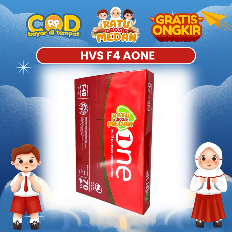 

KERTAS HVS F4 A1ONE 70GSM