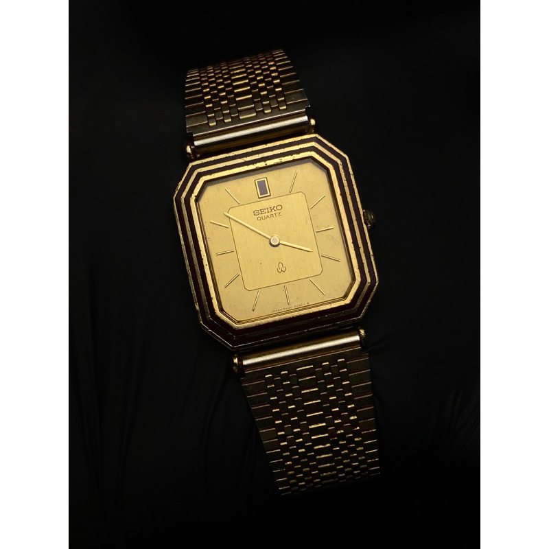 Seiko Quartz 6430-5130 Gold Dial  Made in Japan