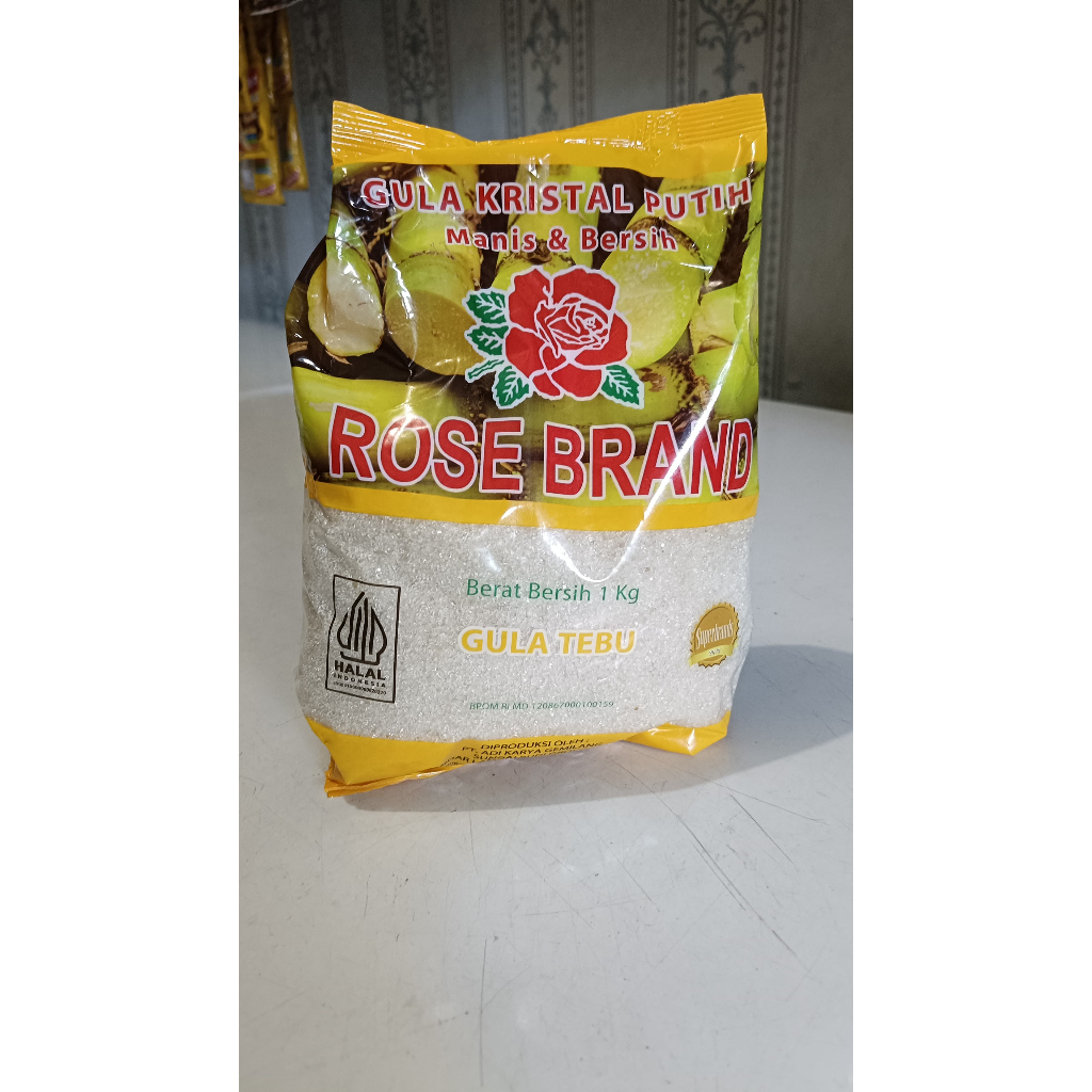 

Gula pasir rose brand 1 kg