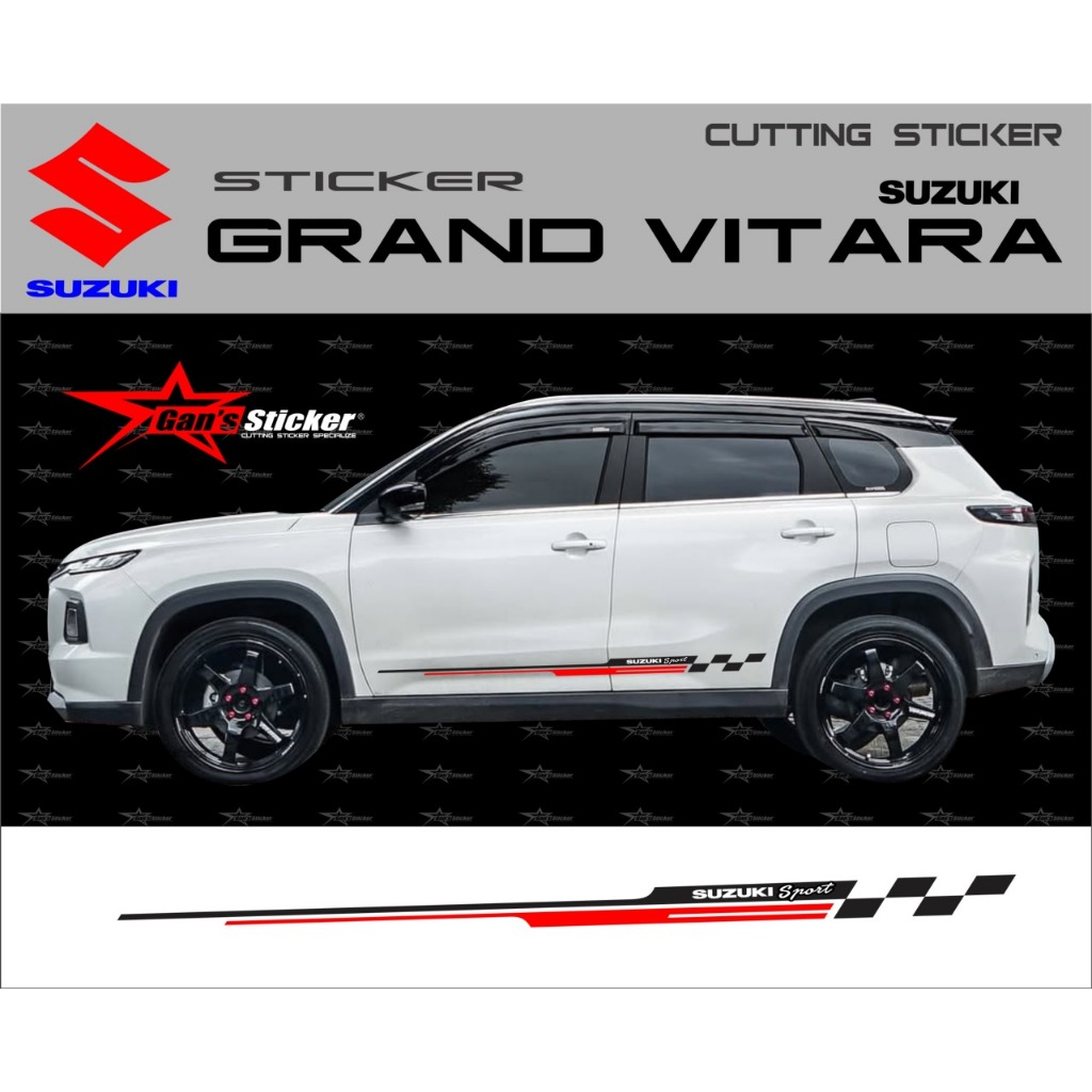 Variasi sticker Suzuki Grand Vitara sticker pintu Grand Vitara