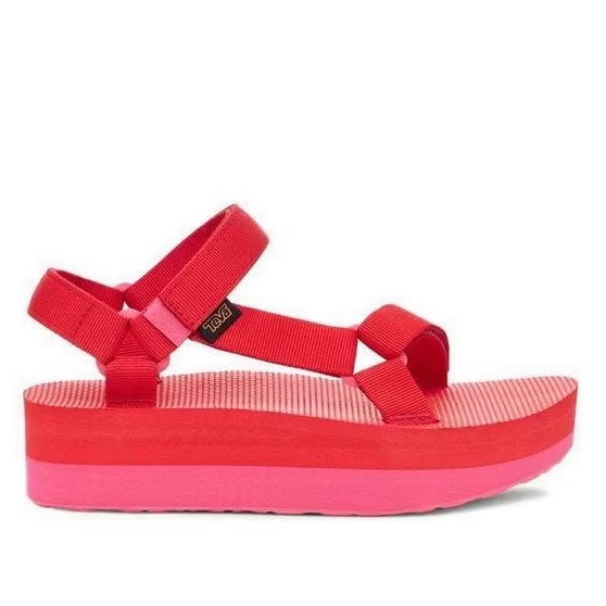 Sandal Lifestyle Flatform Wanita Teva Universal - Hot Pink