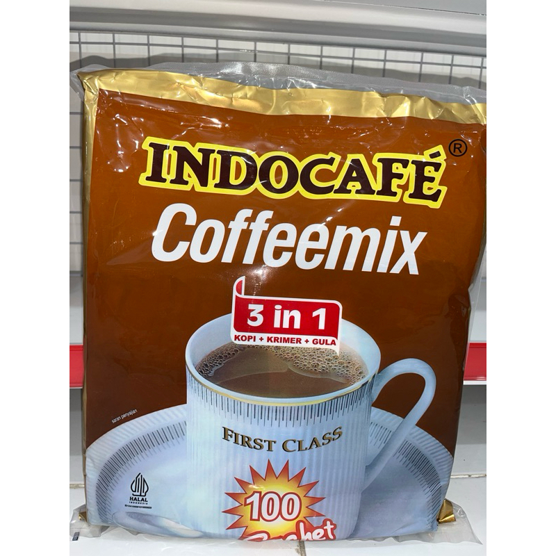 

INDOCAFE COFFEMIX KOPI 3in1 PER BAG ISI 100x20g