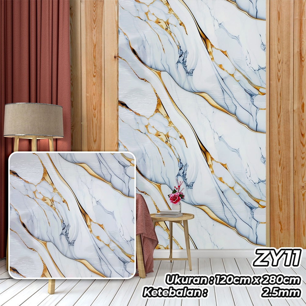 Wallpaper Desain Wallpaper Dinding ZY Wallpaper Roll Besar Motif Marmer 120Cm