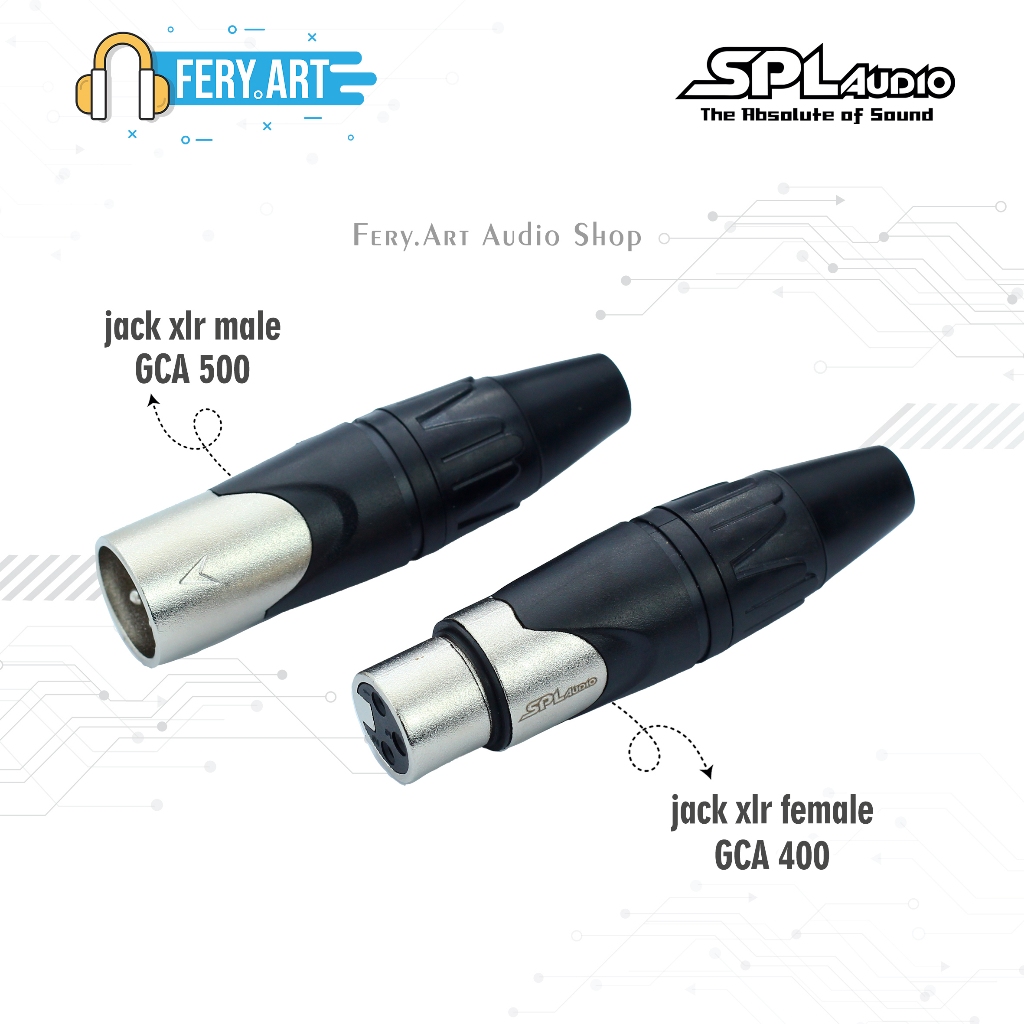 Jack connector canon xlr SPL Audio GCA 400 GCA 500