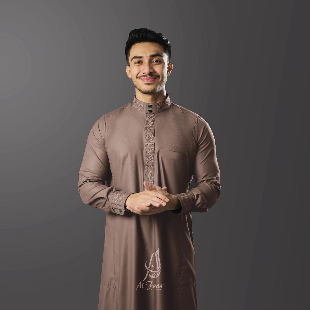 NEW JUBAH PRIA GAMIS SLIMFIT ALFATA JUBBAH GAMIS PRIA MEWAH MODEL TERBARU AL FAAN JUBAH JUBAH MEWAH