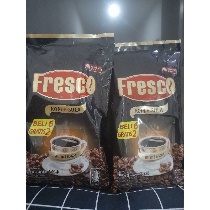 

Kopi Fresco Kopi + Gula (6+2)