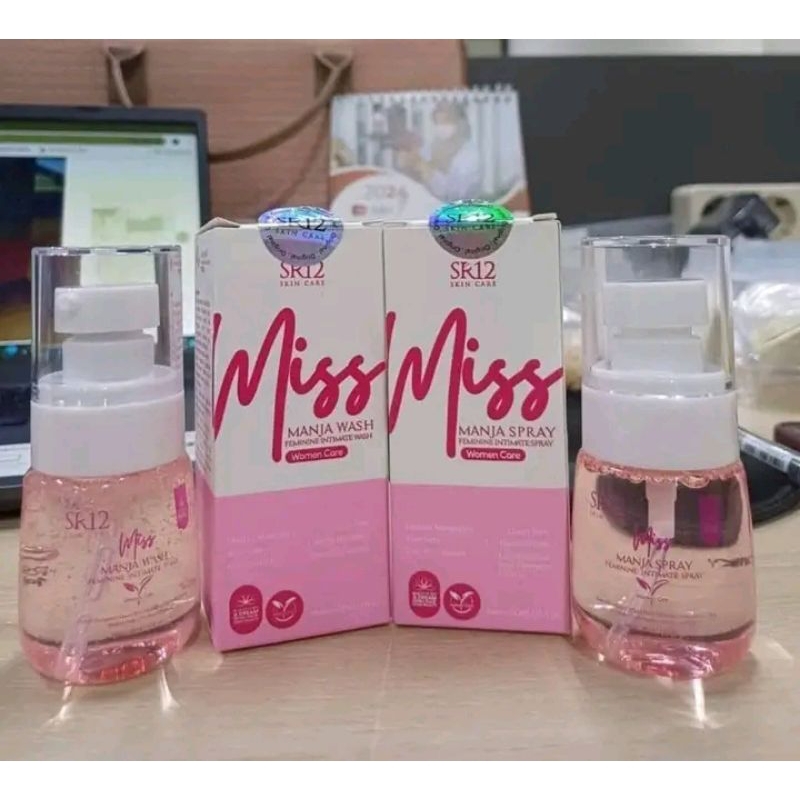 Miss manja sr12/miss manja wash & manja spray sr12/sabun Miss v