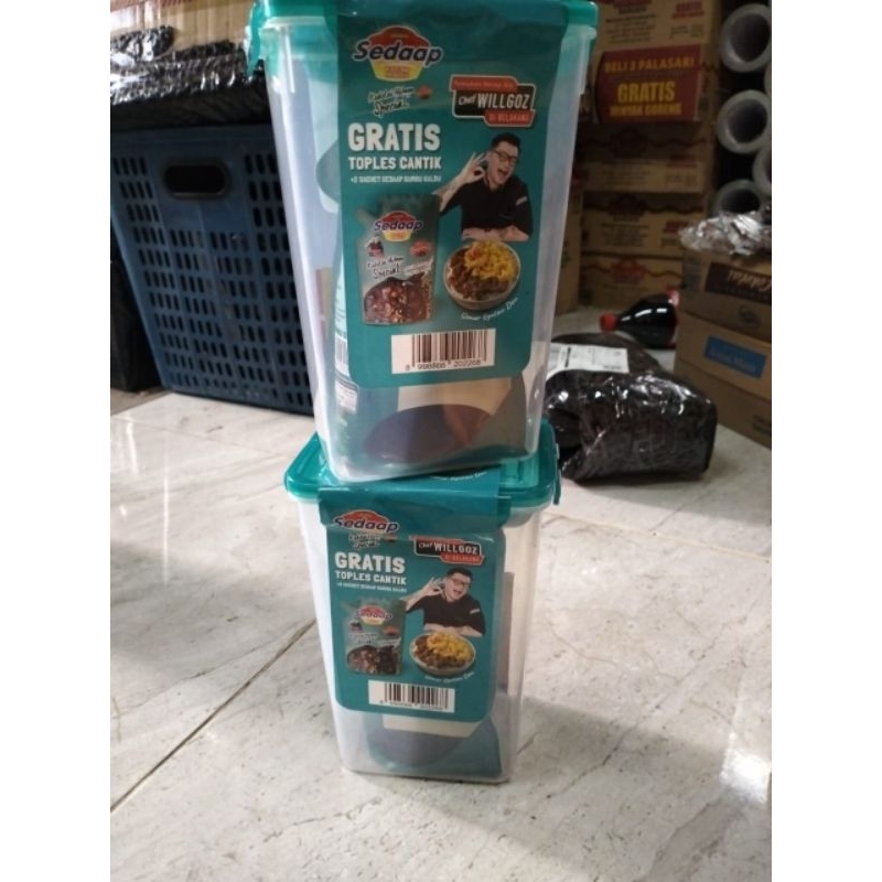 

kecap sedaap 725 ml free toples dan kaldu sedaap 2 sachet