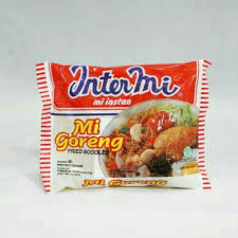 

Intermie goreng , intermie goreng pedas 60gr ecer