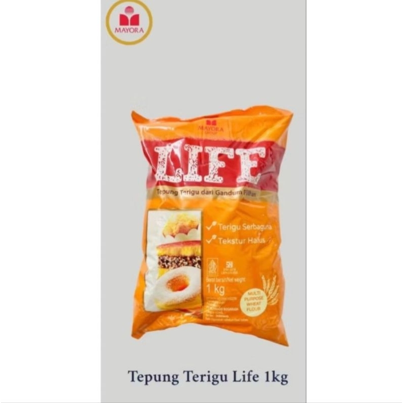 

Tepung terigu life 1kg