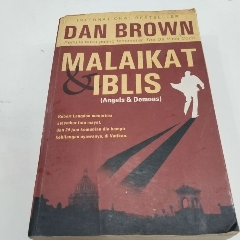 BUKU ORIGINAL DAN BROWN, MALAIKAT DAN IBLIS