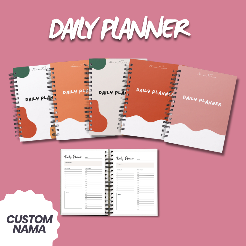 

DAILY PLANNER BUKU HARIAN JURNAL DAILY PLANNER CUSTOM