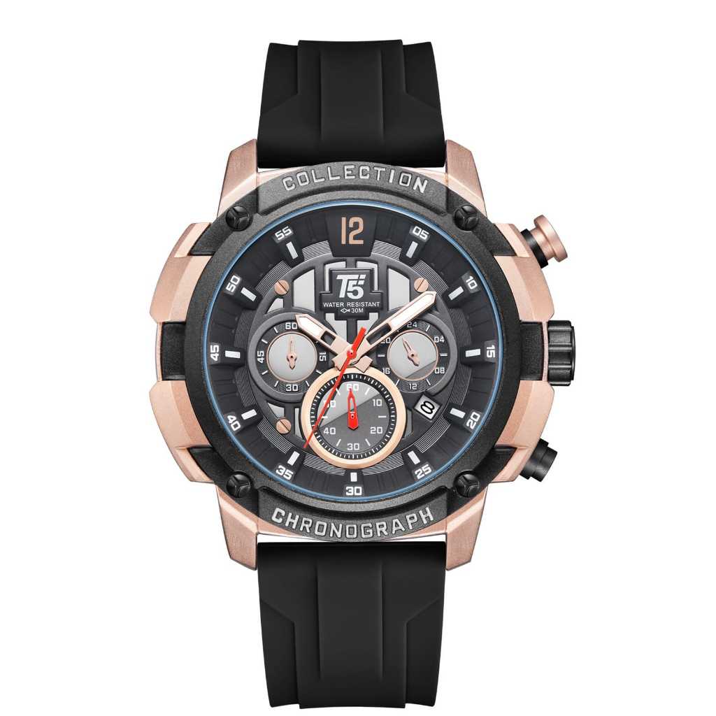 Jam Original T5 H 3926 Spesial Collection / Jam Tangan T5 Ori / Jam Ori T5 / Jam Tangan Rubber Origi