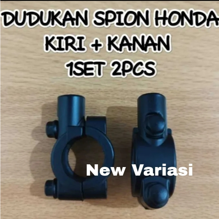 Sepasang Dudukan Spion Honda Drat 14 Variasi Universal Braket Breket Spion Pangkon Spion