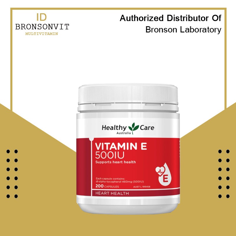 Healthy Care Vitamin E 500IU 200 Capsules