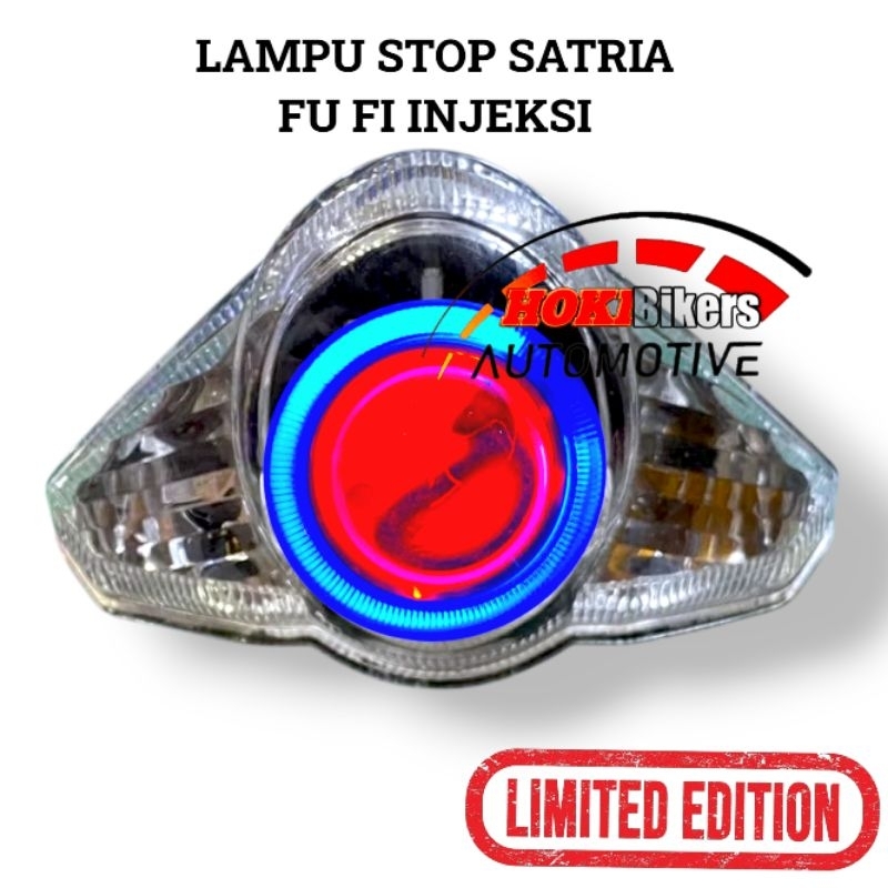 LAMPU STOP SATRIA FU FI INJEKSI PROJIE BILED LAZY DAYMAKER Lampu belakang satria fu fi projie runnin