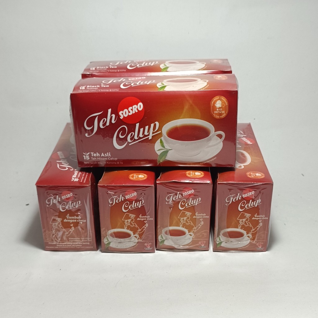 

Teh Sosro Celup Isi 15 Kantong