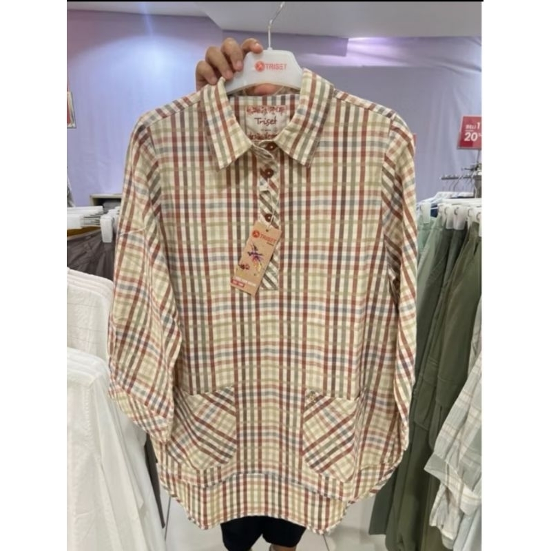 Atasan Blouse triset New