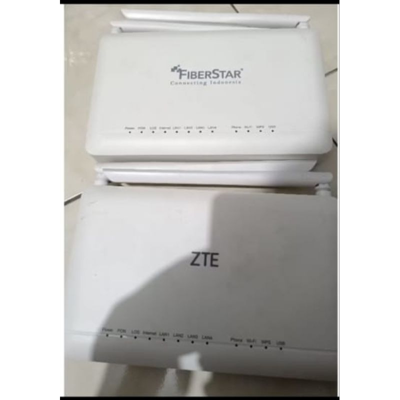 ONT ZTE ZXHN F670L PORT BIRU