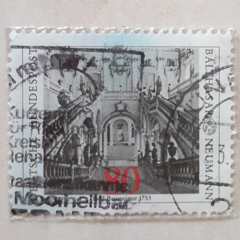 

(J3) Perangko Jerman Balthasar Neumann Tahun 1987