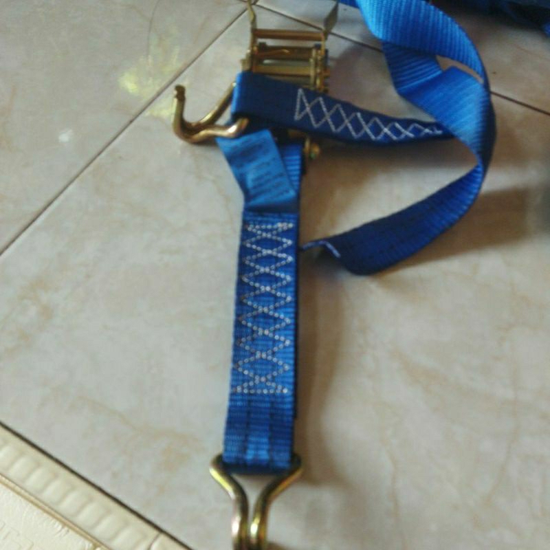 tali trek belt, rachet tie down,1 set 4cm/500cm webing cargo tali truk