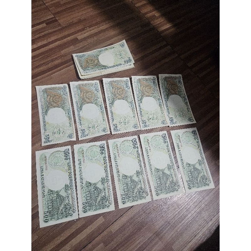 Uang Kertas 500 Rupiah (Orang Utan)