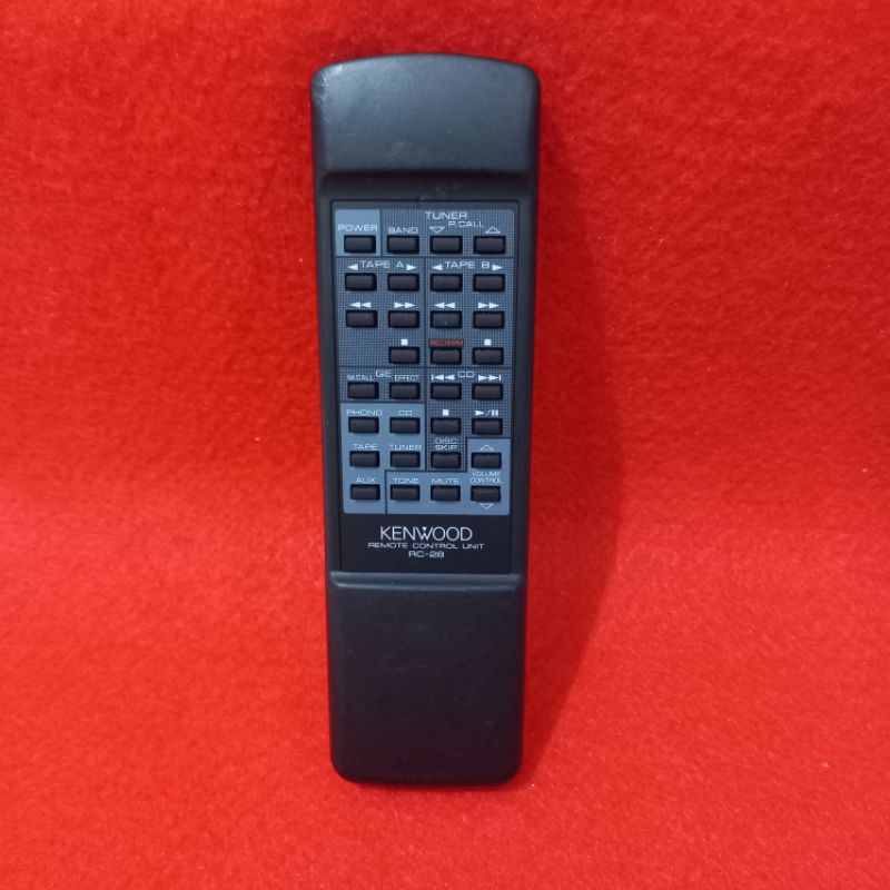 Remote Tape Compo KENWOOD Original Asli . RC - 28 .