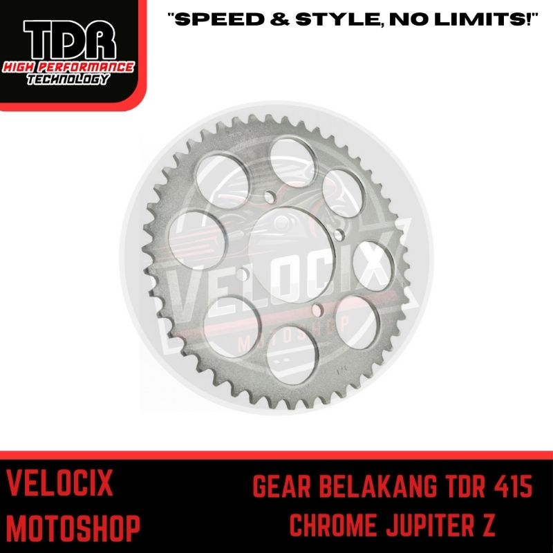 GEAR BELAKANG TDR 415 CHROME JUPITER Z