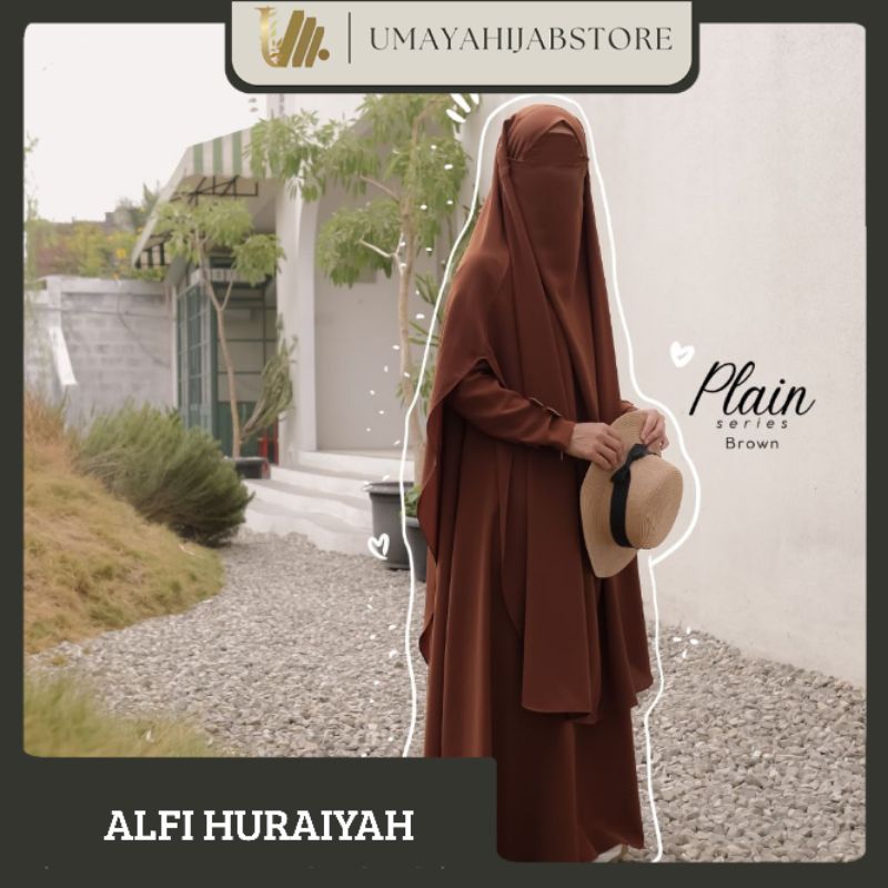 UMY - PLAIN SERIES by ALFI HURAIYAH | KHIMAR ONLY
