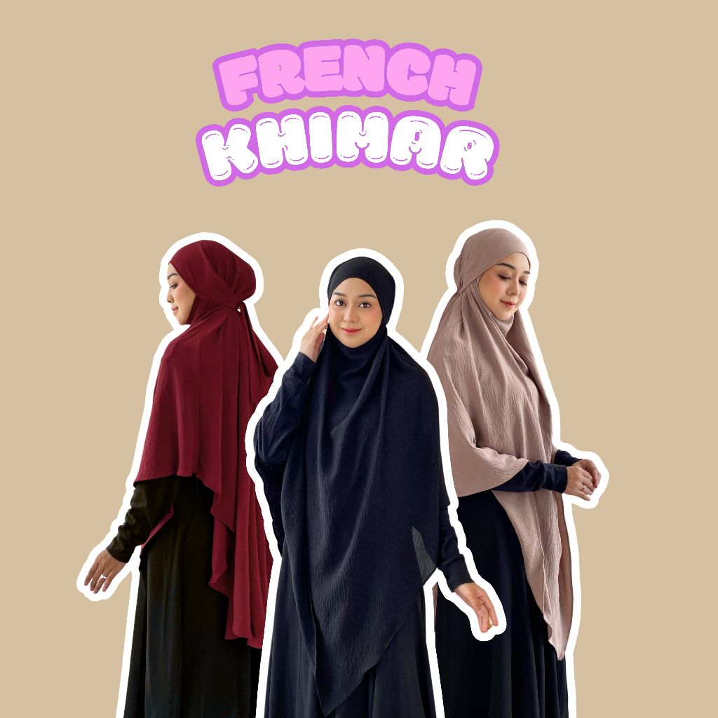 Aqiya French Khimar Crinkle