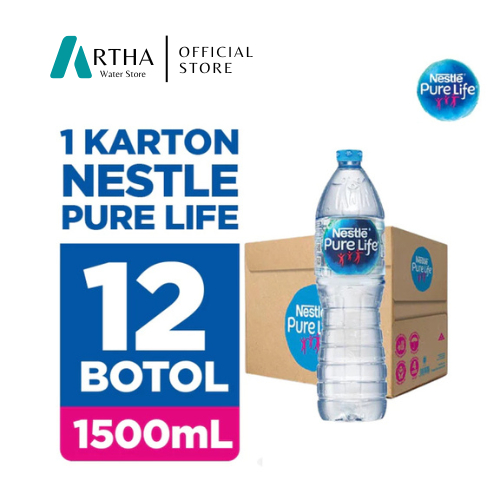 Air Mineral Nestle Pure Life 1500ml x 12 Pcs / Air Mineral Nestle