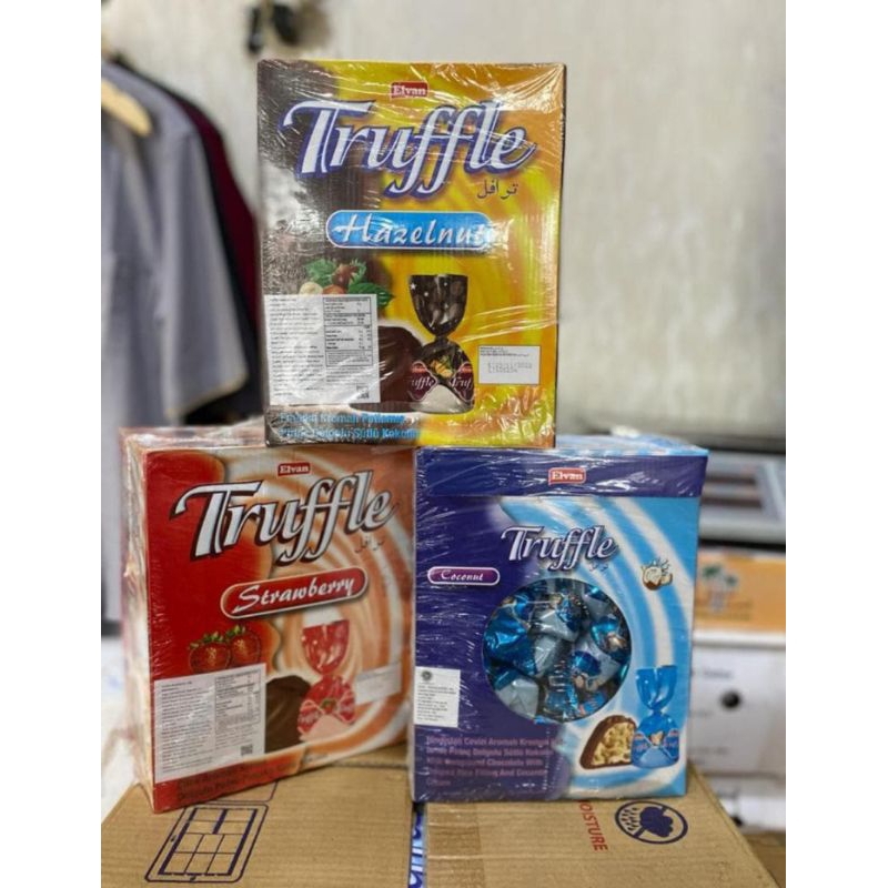 

Coklat Truffle Turki Elvan 1,8kg – Coklat Turkey Import Isi Lumer Premium