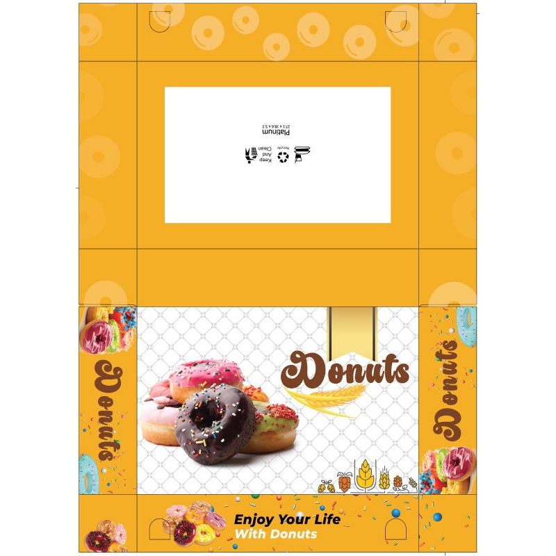 

Dus Kraf / Kotak Donat isi 6