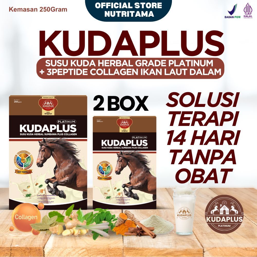 

Susu Kuda Lombok 100% Asli - Susu Kudaplus Kolagen dari Padang Rumput Sumbawa Cepat Atasi Ashma, Batuk, Pegal Linu dan Rematik Kemasan 250gram Paket 2 Box