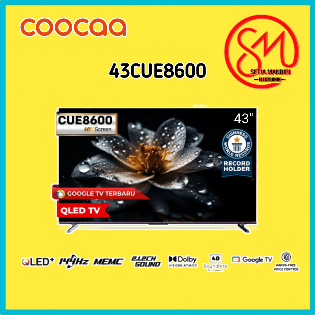 GOOGLE TV COOCAA 43 inch - 43CUE8600 Google TV