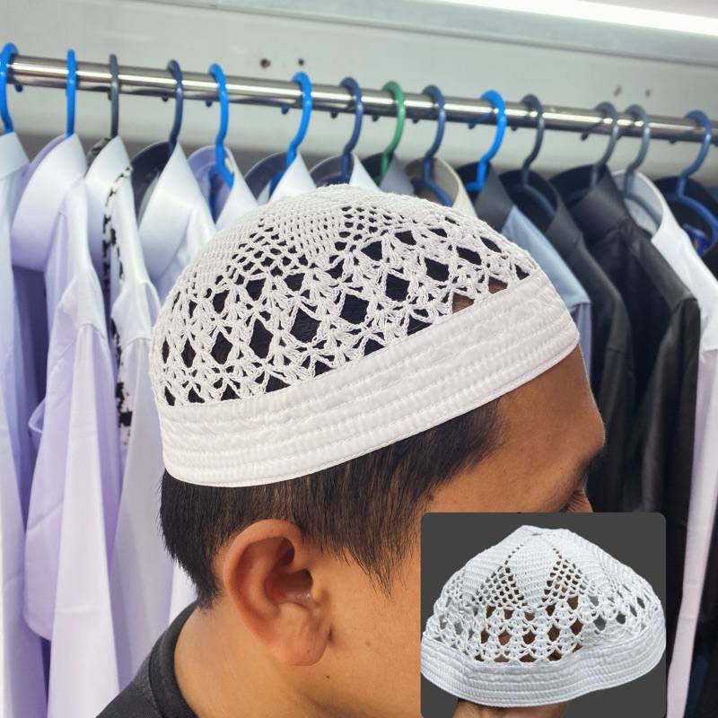 kopiah rajut premium