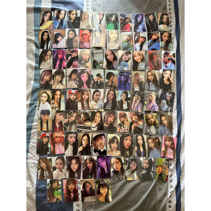 New Jeans Official PC Photocard NJS NewJeans OMG Cimol Headphone Earmuff Anime Minji Hanni Haerin Wi