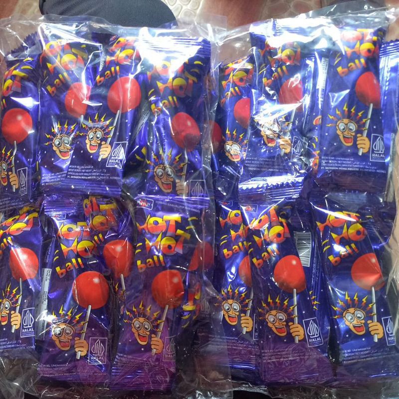 

permen hot hot ball isi 16pcs