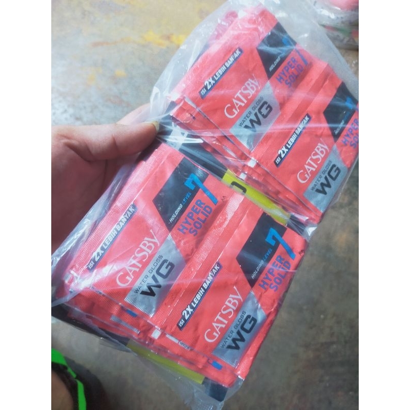 48pcs GATSBY sachet water gloss merah 5ml