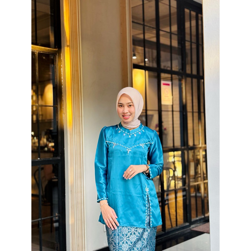 OneSet Baju Kurung Melayu Rok songket/ Baju kondangan Melayu Rok Songket