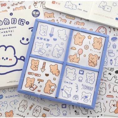 

Sticker BEAR B33 Deco Aesthetic Dekorasi Tumblr Binder Diary Case HP Laptop Scrapbook