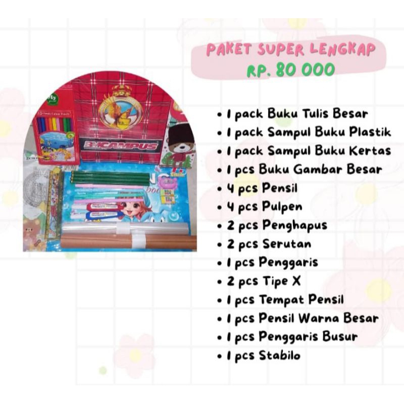 

Paket Buku Tulis Murah Super Lengkap