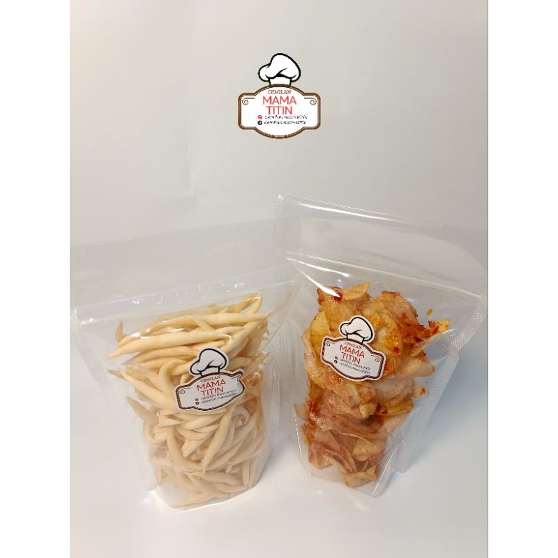 

Paket Hemat Telur Gabus Keju & Keripik Ubi - Cemilan Mama Titin