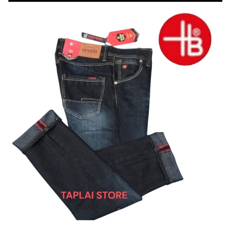 CELANA PANJANG JEANS PRIA XHUGO BLESS DENIM/ CELANA FASHION PRIA DEWASA PREMIUM