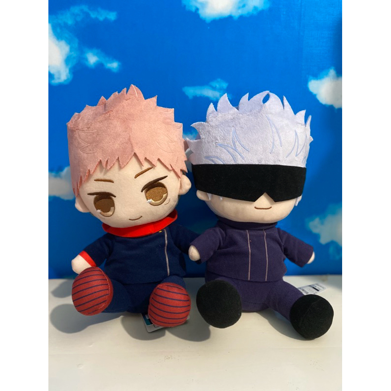 Anime Jujutsu Kaisen Gojo Satoru Yuji Itadori Original Furyu Japan Plush Toy
