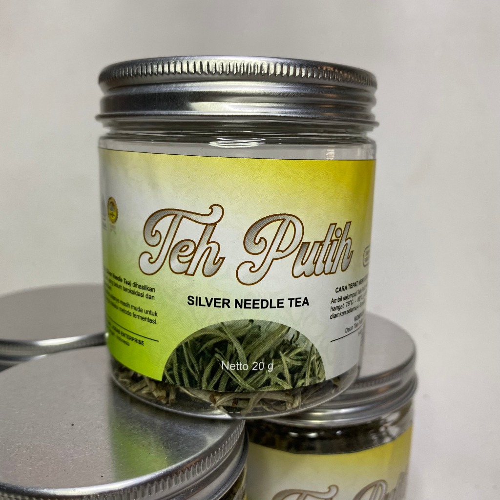 

TEH PUTIH | WHITE TEA | SILVER NEEDLE TEA PREMIUM 20GR - TEH PUTIH BERKHASIAT ORIGINAL PRODUK