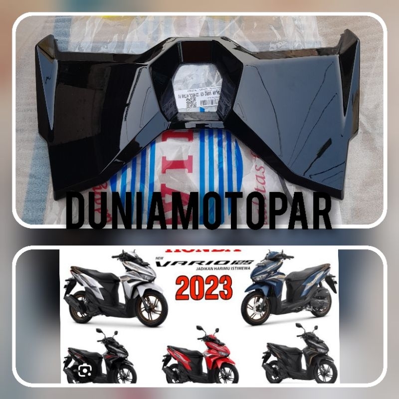 Cover rak laci kupu2 vario 125 new gen 2 K2V hitam 2022 2023